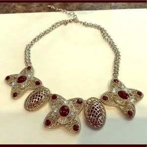 Black and silver necklace